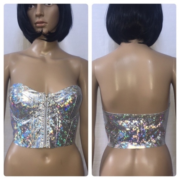 LAST ONE!! New Charlotte Russe Sexy Padded Crop Top Bra - Picture 1 of 11